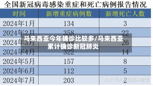 马来西亚今年确诊比较多/马来西亚累计确诊新冠肺炎-第2张图片
