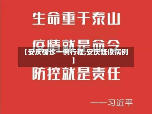 【安庆确诊一例行程,安庆疑似病例】-第2张图片