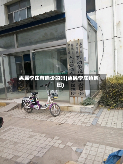 惠民李庄有确诊的吗(惠民李庄镇地图)
