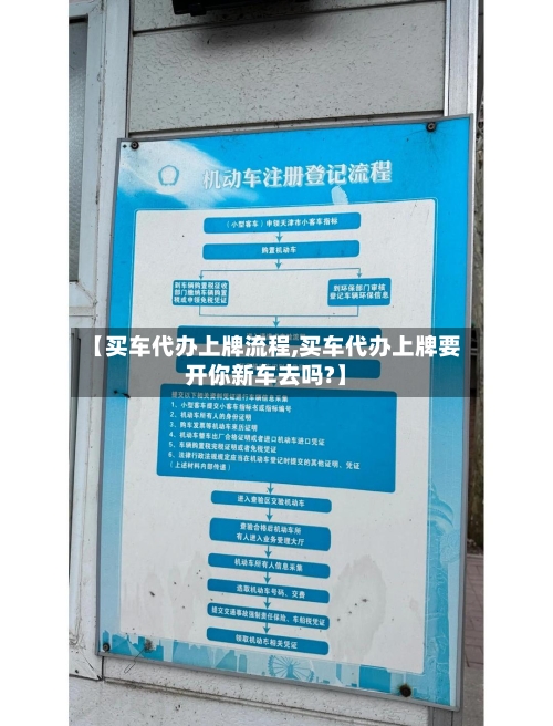 【买车代办上牌流程,买车代办上牌要开你新车去吗?】-第2张图片