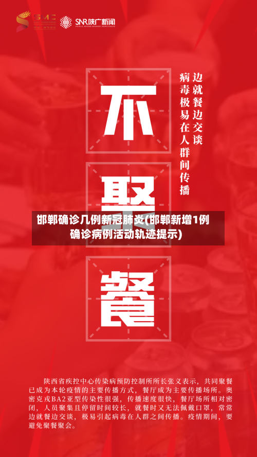 邯郸确诊几例新冠肺炎(邯郸新增1例确诊病例活动轨迹提示)