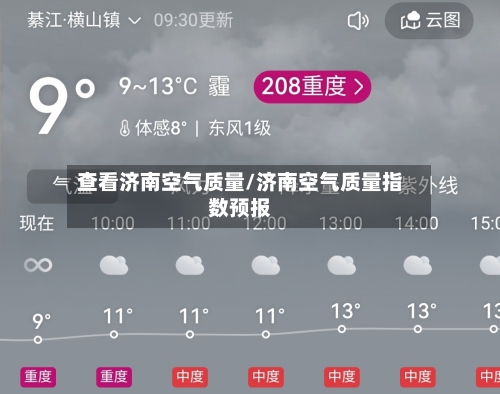 查看济南空气质量/济南空气质量指数预报