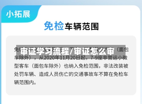 审证学习流程/审证怎么审