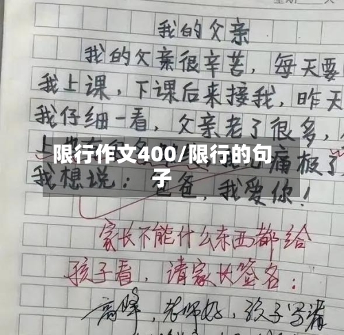 限行作文400/限行的句子-第3张图片