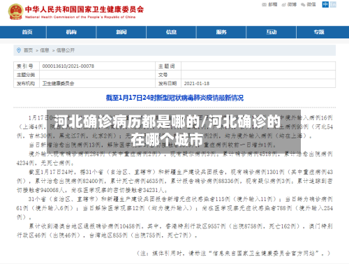 河北确诊病历都是哪的/河北确诊的在哪个城市-第3张图片