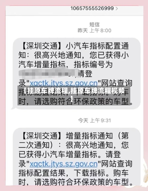 【挂原车牌流程,挂原车牌流程视频】