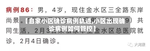 【自家小区确诊病例轨迹,小区出现确诊病例如何管控】-第3张图片